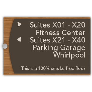 5-Line Directional W/ No Smoking