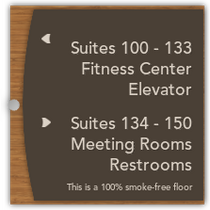 Homewood Suites - 6-Line Directional W/ No Smoking