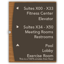 Homewood Suites - 9-Line Directional W/ No Smoking