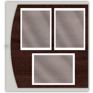 MESSAGE BOARD - 3 PANEL