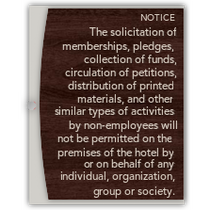 Homewood Suites - No Soliciting