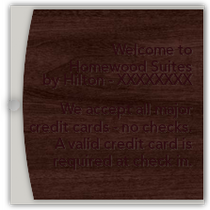 Homewood Suites - Credit Card Required