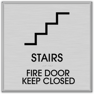 Stairs – Fire Door Keep Closed