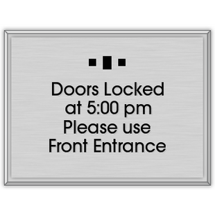 Door Locked – Use Lobby