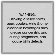 Marriott - Warning – Alcohol