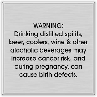Warning – Alcohol