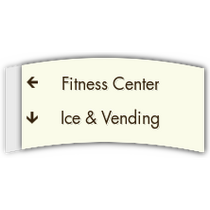 Quality Inn - 2-Line Large Directional 