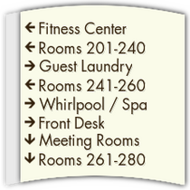 Quality Inn - 6-8-Line Directional