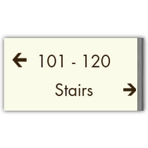 Quality Inn - PERPENDICULAR OVERHEAD (FLAG) SIGN - SMALL