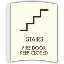 Quality Inn - Stairs- Fire Door Keep Closed