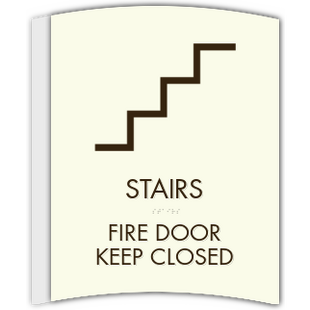 Stairs- Fire Door Keep Closed