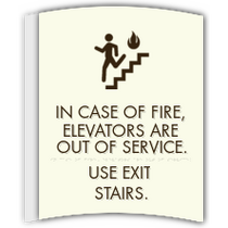 Quality Inn - In Case Of Fire Use Stairs