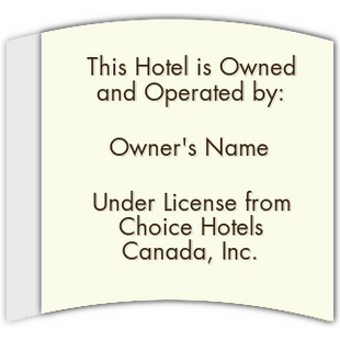 Owner/Operator Plaque Canada