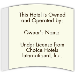Owner/Operator Plaque