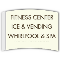 Quality Inn - 3-Line Common  Room Large Sign