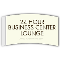 Quality Inn - 3-Line Common Room Sign