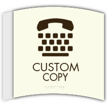 Quality Inn - Custom 2-Line Small Sign W/ Symbol