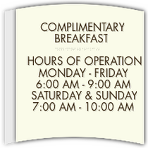 Quality Inn - Breakfast Area Hours Of Operation