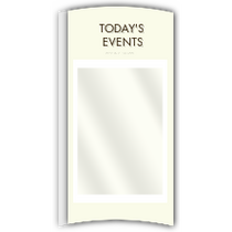 Quality Inn - Today's Events W/ Insert Window