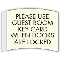 Quality Inn - Use Key Card For Entry