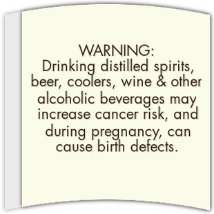 Prop 65 Alcohol Warning