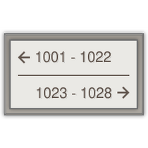 Sheraton - Small corridor directional sign