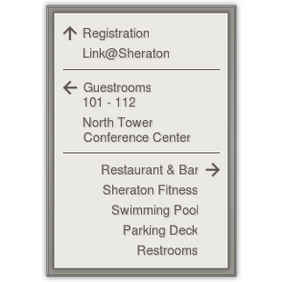 Large Public space directional