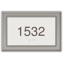 Sheraton - Room number sign