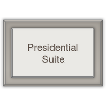 Sheraton - Suite number sign