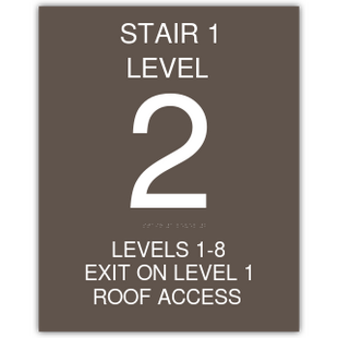 Level ID sign