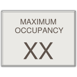 Maximum Occupancy sign