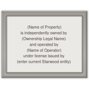 Ownership sign