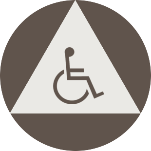 California Unisex accessible restroom