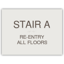 Sheraton - Stair ID (Boh) sign