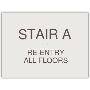 Stair ID (Boh) sign