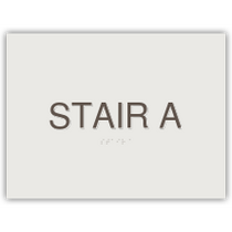 Sheraton - Stair ID (Boh) sign