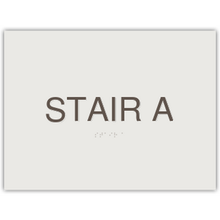Stair ID (Boh) sign