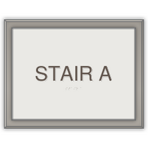 Sheraton - Stair ID sign