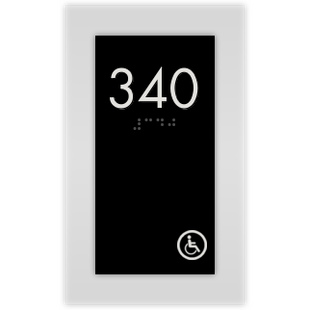 Room Number W/Handicap Symbol