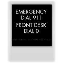 Sleep Inn - Emergency Dial 911