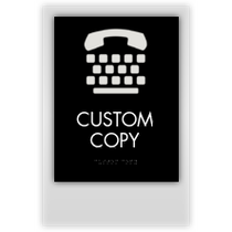 Sleep Inn - Custom 2-Line Sign W/ Symbol