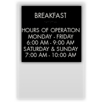 Sleep Inn - Breakfast Area Hours Of Operation