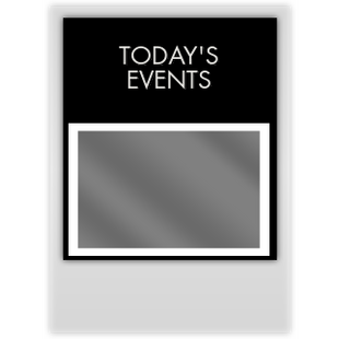 Today's Events W/ Insert Window