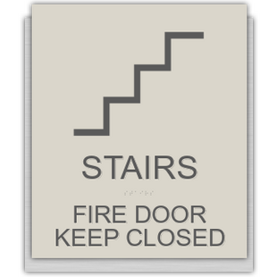 Stairs - Fire Door Keep Closed