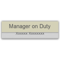 Springhill Suites - Manager on Duty w "C" Channel