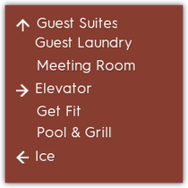 TownePlace Suites - 7-Line Directional