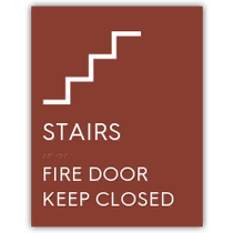 TownePlace Suites - Stairs – Fire Door Keep Closed