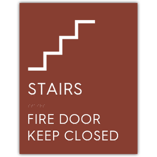 Stairs – Fire Door Keep Closed
