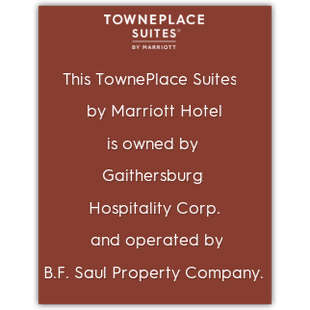 Owner / Operator Plaque