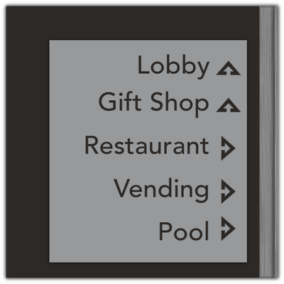 Best Western Contemporary - 5 Line Directional